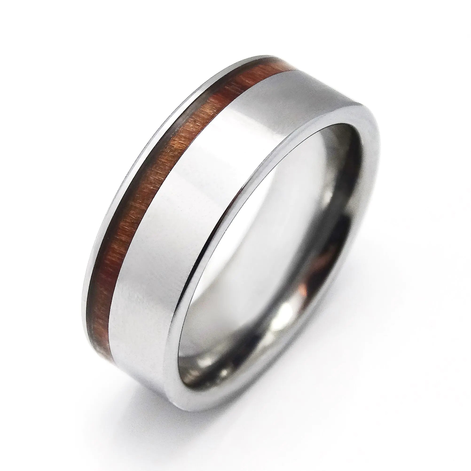 Men's Tungsten Wood Grain Ring - Custom Premium Quality